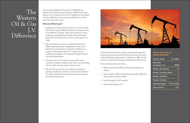 Corporate brochure Western Oil and Gas